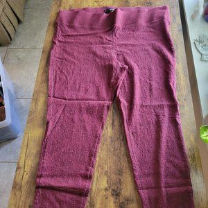 Torrid textured crop pant